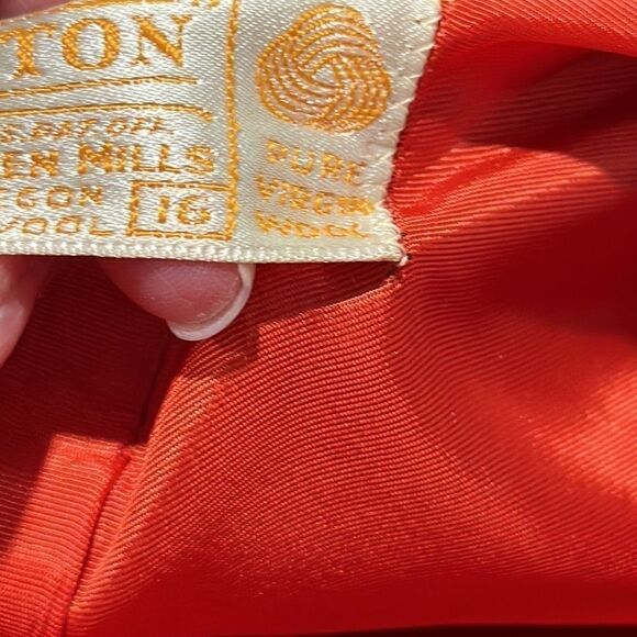 Pendleton Vintage Plaid Wool Button Front Blazer Peacoat Jacket Sz 16 - Picture 13 of 13